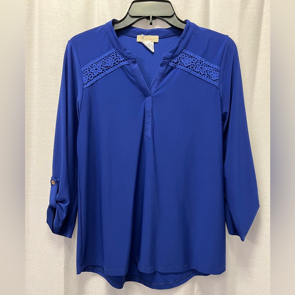 Royal Blue Blouse